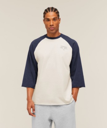 Retro Collegiate 3/4 Sleeve T-Shirt - View 1