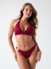 String triangle bikini top