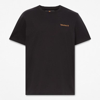 Front and Back Logo TShirt TBL Black HERO