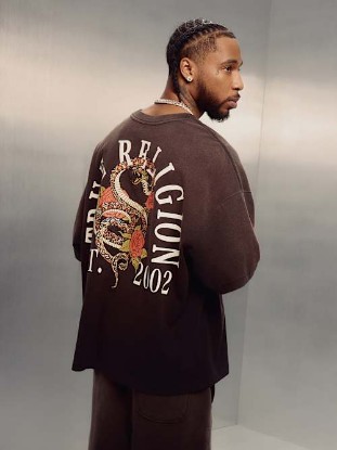 FLORAL SNAKE HEAVYWEIGHT OVERSIZED TEE