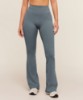Crossover Back Flared Leggings - View 1