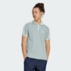 Green WAFFLE KNIT POLO SHIRT