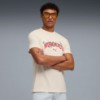 Morocco ftblCulture Men's Soccer Tee, Alpine Snow-For All Time Red, extralarge