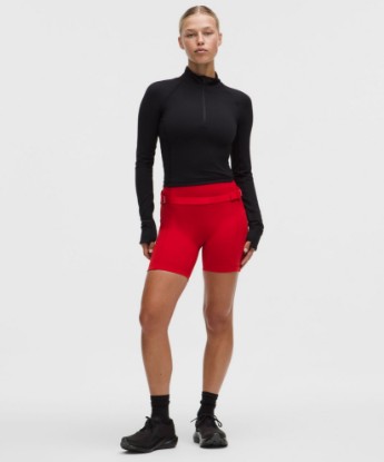 Oxford Red Swift Speed High-Rise Short 6"
