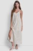 LINEN-BLEND TIE BACK MAXI DRESS VIEW 1 | MAXI DRESSES