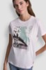 DKNY RHINESTONE GRAFITI TEE VIEW 1 | Tees & Tanks