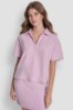 LOGO JACQUARD BOXY POLO TEE VIEW 1 | Tees & Tanks