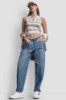 STRIPED SLEEVELESS POLO SWEATER VIEW 1 | Tees & Tanks