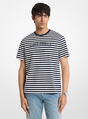 Picture of Provence Striped Cotton Jersey T-Shirt