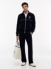 Picture of Monogram Crest Velour Track Pant