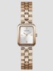 Picture of Rose Gold-Tone Textured Square Analog Watch