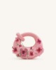 Picture of Abacus Embroidered Floral Mini Top Handle Bag - Pink