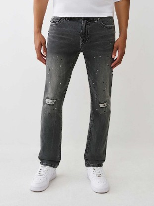 ROCCO BIG T PAINT SPLATTER SKINNY JEAN