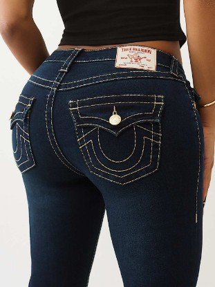 BECCA MID RISE BIG T BOOTCUT JEAN