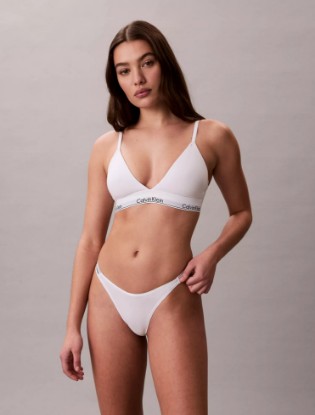 Picture of Modern Logo Dipped String Thong Grey Heather
