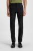 Picture of Slim-fit trousers in stretch cotton Black