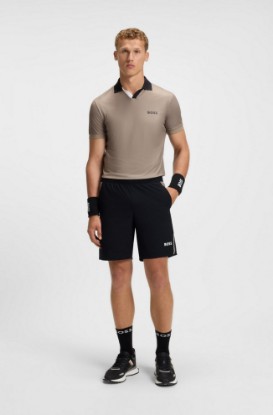Picture of Active tennis shorts with moisture management Black