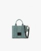 The Washed Monogram Denim Crossbody Tote Bag