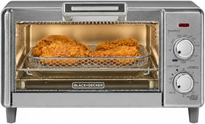 Picture of BLACK+DECKER 4-Slice Air Fry Toaster Oven, 5-in-1 Countertop Oven | Air fry, bake, broil, toast and keep warm with EvenToast technology and room for a 9-inch pizza.