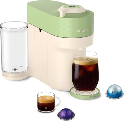 Picture of Nespresso Limited-Edition Vertuo Pop+ Coffee and Espresso Maker by Breville, Pistachio