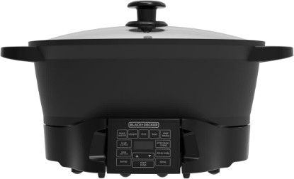 Picture of BLACK+DECKER 7QT Digital Multicooker, 7-in-1 | 7-in-1 multicooker with ceramic nonstick pot, sous vide and dishwasher-safe Neat 'N Clean design.