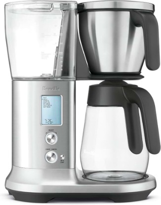 Picture of Breville BDC400BSS Precision Brewer Glass Carafe, Brushed Stainless Steel | Brew your coffee 6 ways with Gold, Fast, Strong, Iced, Cold Brew, and My Brew modes | 60 fl oz capacity