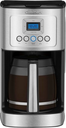 Picture of Cuisinart Coffee Maker, Programmable, Stainless Steel, 14-Cup Glass Carafe | PerfecTemp coffee machine with 1-4 cup settings, strength control, auto-off & a reusable gold tone filter, DCC-3200