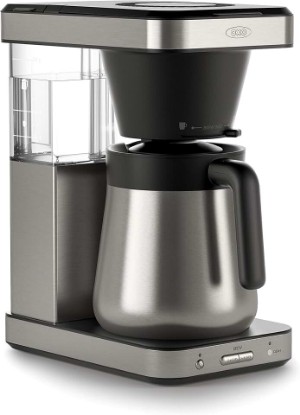 Picture of OXO Brew 8-Cup Coffee Maker - Single-Serve, Thermal Carafe, Stainless Steel | SCA Certified Home Brewer, Precise Temperature Control, Rainmaker Shower Head, Brew any amount of coffee from 10 oz to 40 oz