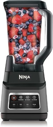 Picture of Ninja Professional Plus Blender, Auto-iQ, 1400W, 72oz Pitcher, BN701 | 1400 peak-watt motor, 3 Auto-iQ presets for smoothies, frozen drinks & ice cream. Total Crushing blades. Dishwasher safe.