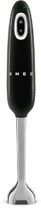 Picture of Smeg Handheld Immersion Blender 5 Speeds with Turbo Boost Stainless Steel Blades Nonslip Ergonomic Handle HBF11BLUS Black