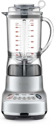 Picture of Breville BBL620SIL Fresh and Furious Blender, Silver | Blend smoothies and crush ice with a high-torque motor, multiple speed settings and easy auto-clean functionality