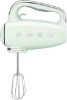 Picture of Smeg HMF01 9-Speed Retro Hand Mixer – 220W Motor, Smooth Start, Turbo Function, LED Timer Display, Stainless Steel Whisks, Beaters & Dough Hooks, Premium Die-Cast Aluminum Body