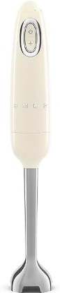 Picture of Smeg Handheld Immersion Blender 5 Speeds with Turbo Boost Stainless Steel Blades Nonslip Ergonomic Handle HBF11CRUS Cream