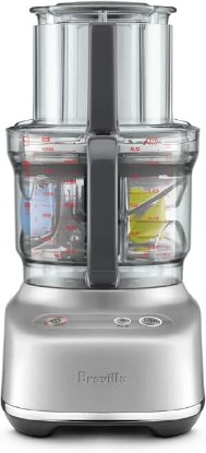 Picture of Breville BFP610 Sous Chef 9 Cup Food Processor, Brushed Stainless Steel | Chop, slice, shred, and dice ingredients quickly with the powerful motor in this compact meal prep tool | 9 cup capacity