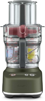 Picture of Breville BFP638 Paradice 9 Processor and Dicer, Olive Tapenade | Chop, slice, shred and dice ingredients into precise, uniform pieces with this compact food preparation kit | 9 cup capacity