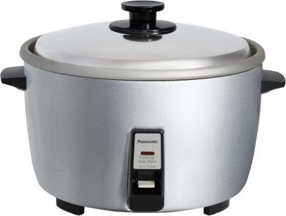 Picture of Panasonic Commercial Rice Cooker, Large Capacity 46-Cup (Cooked), 23-Cup (Uncooked) with One-Touch Operation and 8-Hour Keep Warm - SR-42HZP - Silver