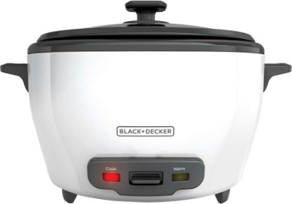 Picture of BLACK+DECKER 6-Cup Rice Cooker with Steaming Basket