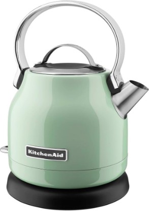Picture of KitchenAid 1.25L Electric Kettle KEK1222, Pistachio | Removable Lid for Easy Filling, Stainless Steel Design, Convenient Pouring Spout, Compact Design