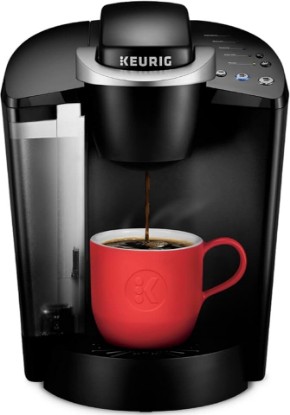Picture of Keurig K-Classic Single Serve K-Cup Pod Coffee Maker, with 3 Brew Sizes, 48oz Removable Reservoir, Black