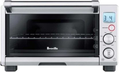 Picture of Breville BOV650XL Compact Smart Oven, Brushed Stainless Steel | Evenly bake, toast, broil and more with this versatile small countertop oven and toaster offering 8 cooking functions