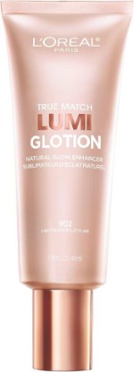 Picture of L'Oreal Paris Makeup True Match Lumi Glotion, Natural Glow Enhancer, Illuminator Highlighter, Bronzing Drops For a Sun-Kissed Glow For Face and Body, 902 Light, 1.35 fl oz