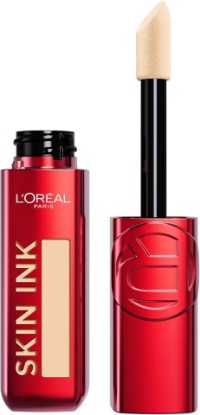 Picture of L'Oreal Paris Infallible Skin Ink 2-in-1 Foundation Concealer Hybrid Face Makeup, up to 48HR Transfer-Resistant with Medium Coverage, 125 Light Warm