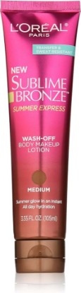 Picture of L'Oréal Paris Sublime Bronze Summer Express Body Makeup Lotion, Medium, 3.55 fl. oz.