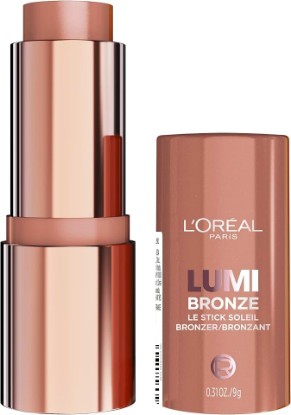 Picture of L'Oreal Paris Lumi Bronze Le Stick Soleil Bronzer Stick, Cream-To-Powder Bronzer For A Sunkissed Face Makeup Glow, 100 Sunkissed Rosé [Amazon-developed Certification] Compact by Design
