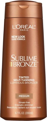 Picture of L'Oréal Paris Sublime Bronze Luminous Bronzer Self-Tanning Lotion, 6.7 oz.