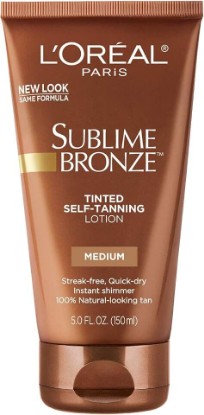 Picture of L'Oreal Paris Sublime Bronze Tinted Self Tanning Lotion, Medium Natural Tan 5 fl. Oz