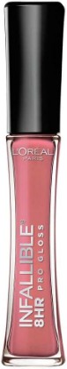 Picture of L’Oreal Paris Makeup Infallible 8 Hour Hydrating Lip Gloss, Blush, 0.21 Fl Oz