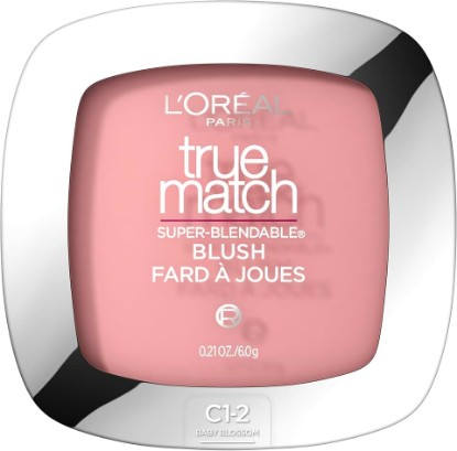 Picture of L'Oreal Paris True Match Super-Blendable Powder Blush, Baby Blossom C1-2, 0.21 Oz (Packaging May Vary)