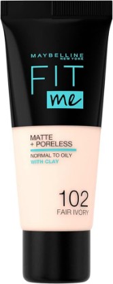 Picture of MAYBELLINE New York Fit Me Matte & Poreless Foundation 102 Fair Ivory 30ml