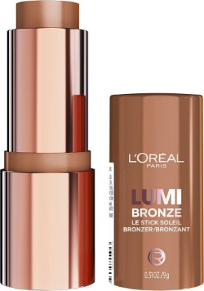 Picture of L'Oreal Paris Lumi Bronze Le Stick Soleil Bronzer Stick, Cream-To-Powder Bronzer For A Sunkissed Face Makeup Glow, 110 Toasted Sunlight [Amazon-developed Certification] Compact by Design